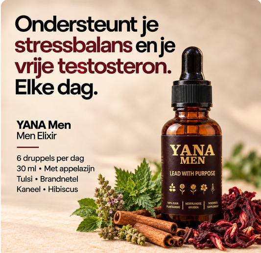 Vrije Testosteron & Einde Stressbuik - Yana Men