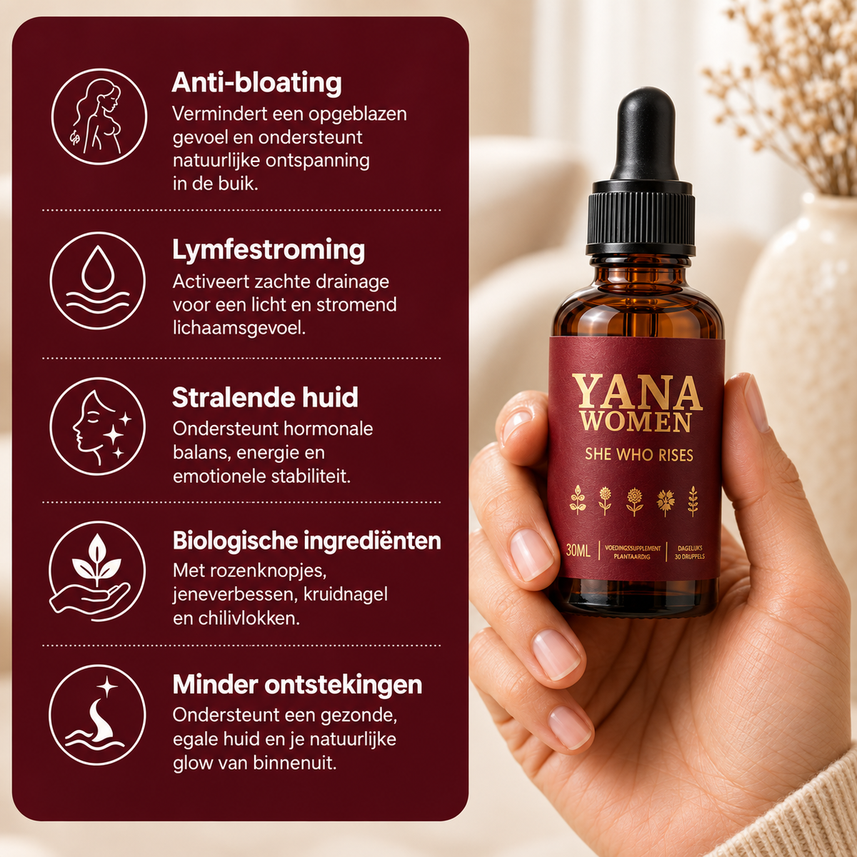 Minder Opgeblazen Gevoel - Yana Women
